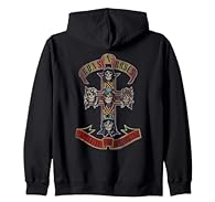 Vintage Guns 'n' Roses merchandise with a distressed Appetite for Destruction design Perfect for rock enthusiasts seeking a worn-out, edgy aesthetic 8.5 oz, Classic fit, Twill-taped neck