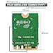 HighZer0 Electronics AX200 Wi-Fi 6 Adapter | Dual-Band 802.11ax M.2 WiFi Card for PC | Up to 2.4 Gbps | No vPro | Supports Bluetooth 5.2 & Intel, AMD, Windows 10/11, Linux AX200NGW