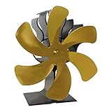 Estufa De Calor Con Ventilador Estufa De Leña Con Detección Automática Y Termómetro Ventilador Para Hogar Eficiente Para Pellets De Madera a