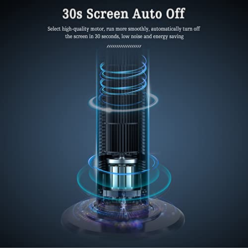 Chrun 36''Oscillating Tower Fan, Remote Control, Quiet Stand Up Fan, 3 Speed Settings, 3 Modes Oscillating Tower Fan,15-Hour Timer, Led Display, 70° Wider Air Coverage For Bedroom Home Office(Black) #TOP2