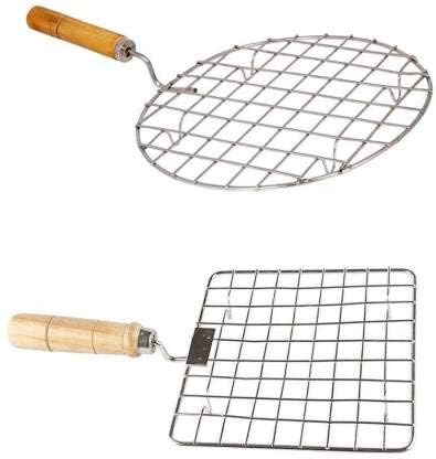 Generic Stainless Steel Roaster & Grill - Modern Stainless Steel - Countertop Griddle - Pack of 2-image-7