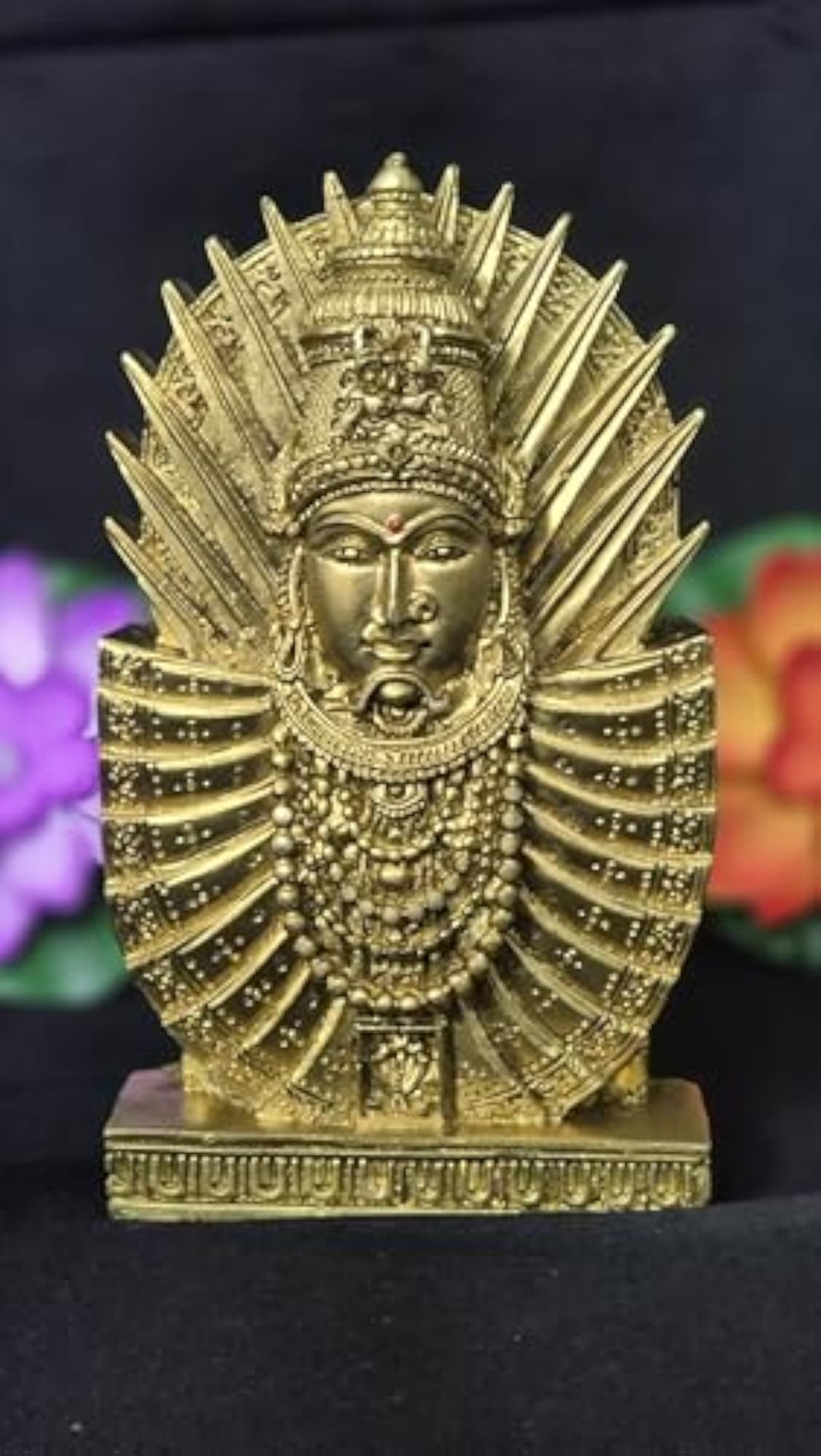 SAUNDATTI RENUKA YELLAMA Devi Idol, 17CM Height