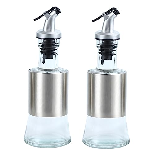 Alipis Engrasador Tipo Prensa 2unidades Botella Aceite 250ml Dispensador Vinagre Sellador Aceite