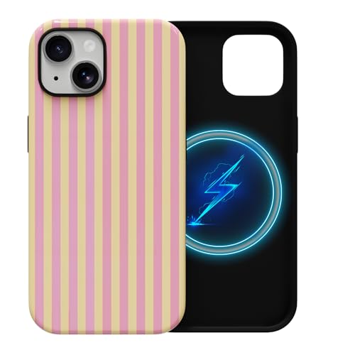 Coque iPhone 14 antichoc et MagSafe fini les rayures avec ce boîtier rigide brillant rose