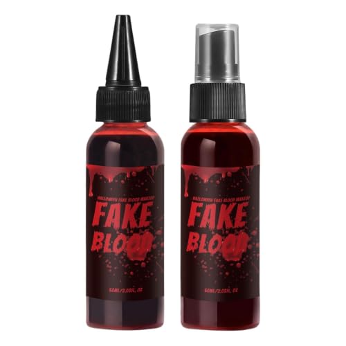 Sangre Falsa Halloween Líquido Lavable Realista De Aterrador