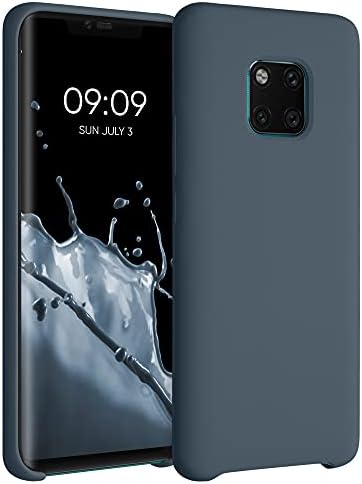 kwmobile TPU Silicone Case Compatible with Huawei Mate 20 Pro - Case Slim Phone Cover with Soft Finish - Teal Matte