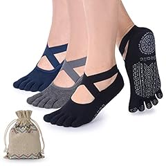 3 Pairs- Black Gray Blue