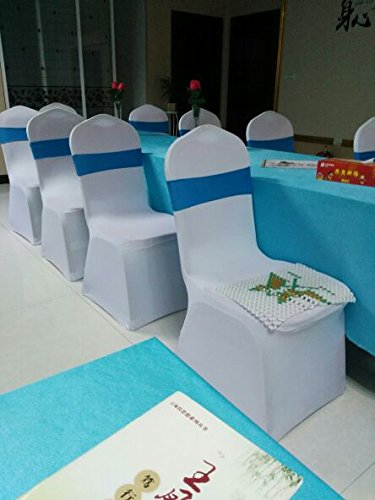 Ieventstar Stretch Spandex Dining Chair Cover Covers For Wedding Banquet Dining Room(Black) #TOP7