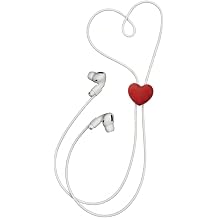 Magnetic Anti-Lost Strap Compatible with AirPods Pro 2/Pro/3/2/1, Holder Cord with Adjustable Cute Clip, Removable Sliding Lock, Soft Silicone Lanyard for Running Workout Sports