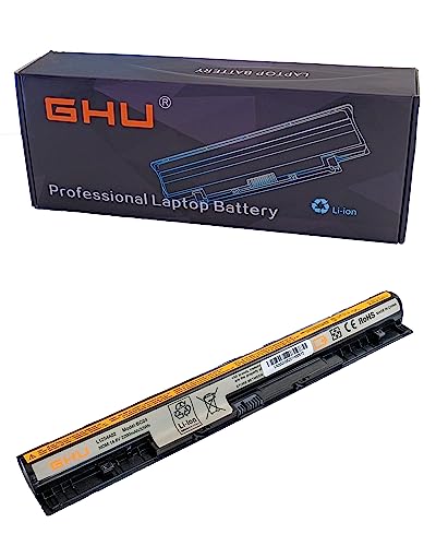 GHU New Battery L12L4A02 L12L4E01 L12M4A02 L12M4E01 L12S4A02 L12S4E01 Compatible with Lenovo IdeaPad G400S G405S G410S G500S G505S G510S S410P S510P Touch Z710 Series 14.8V 2200mAh Li-ion 4-Cell