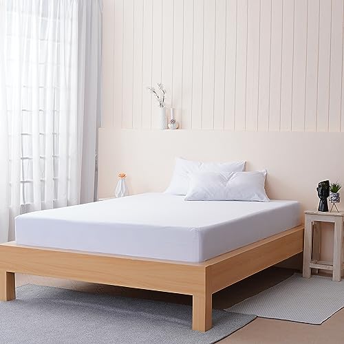 Sheet Story 100% Egyptian Cotton Double Fitted Sheet, 41cm Deep Pocket, 400 Thread Count, Hypoallergenic