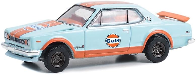 Miniatura 2 de Greenlight 41135-C Gulf Oil Edición Especial Serie 1-1971 Skyline GT-R Escala 164
