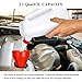 1 Pack 1.2 Quart/1.2L Oil Measuring Container Automotive, Engine Oil Measuring Container, Oil Jug Automotive with Lid for Water, Gasoline, Coolant, Transmission, Engine Oil