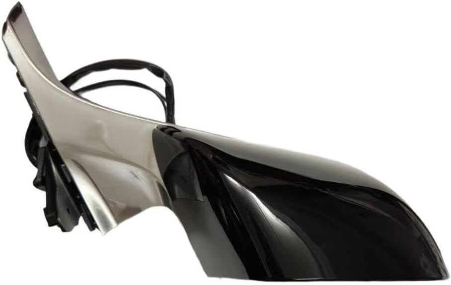 Tesla Model 3 Passenger Side View Mirror Assembly Compatible with 2017-2020 Right Door Mirror With Memory Recall/Power Folding/Heated Glass/Power Adjusted(Chrome) Black