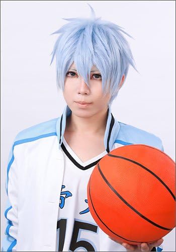 Amazon Co Jp 黒子のバスケ 黒子 テツヤ 風 ウィッグ 黒子のバスケ コスプレ 黒バス セット済み キャラウィッグ ネット付き 耐熱 Cospedia製 ホビー