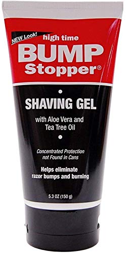 High Time Bump Stopper Shave Gel W/Aloe & Tea Tree Oil 5.3 oz (Pack of 7)