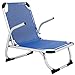 Produktbild SONGMICS Strandstuhl, Klappstuhl, Aluminium, tragbarerer Campingstuhl, faltbar, leicht und komfortabel, atmungsaktives Kunstfasergewebe, hoch belastbar, Outdoor Stuhl, blau GCB64BU