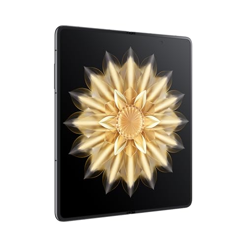 Honor Magic V2 5G Thinnest Folding Smartphone, 16GB RAM + 512GB ROM, Dual 120Hz LTPO OLED Display, Snapdragon 8 Gen 2(4nm) Flagship Processor, 50+20+50MP OIS Camera, Black (PU)
