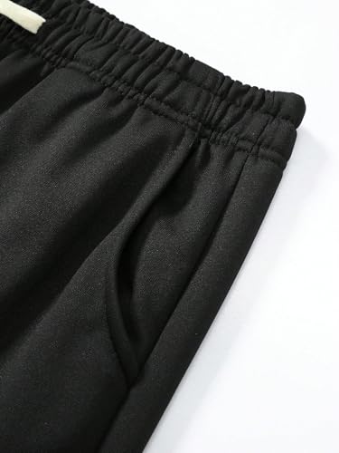 SOLY HUX Men's Drawstring Sweatpants Elastic Waist Baggy Straight Leg Casual Track Pants with Pockets4