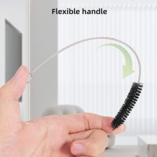 Annhua 10 Pcs Tube Cleaning Brushes Kit Straw Cleaning Kit Metal Pipe Brush Cleaner, Lab Cleaning Brushes Wire Bottle Brush for Lab Tube, Auto Parts, Bottles and Pipes, 10 Sizes - Thumbnail 4