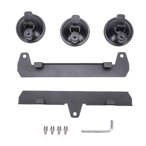 JAOCDOEN Sunroof Suction Cup Mount Metal Car Suction Cup Satellite Mount for Rear Windscreen Front Windscreen