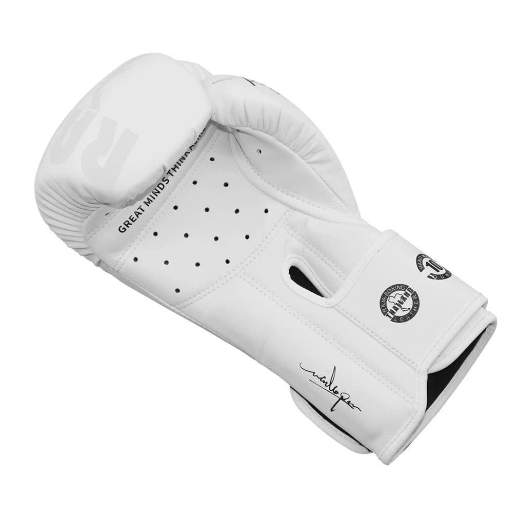 Guanti da Addestramento di Boxe 10-14Oz per Uomini E Donne - Guanti Sparring Allenamento Muay Thai Microfibra Mitts per Borsa per Punzonatura, Kickboxing, Muay Thai, MMA,Bianca,10oz