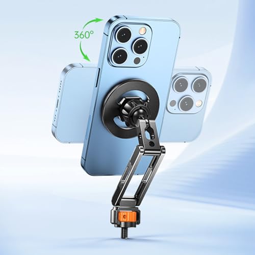 Support de téléphone vis 6,35 mm réglable et rotatif pour smartphone universel - 2