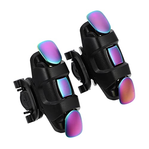 Homoyoyo Disparador del Controlador De Juego Compacto Portátil para Jugadores, Gatillo De Juego Robusto, Material Metálico, Diseño para Mando Negro