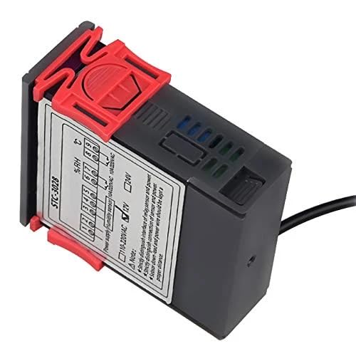 Image of STC-3028 Temperature and Humidity Controller 220V AC | Digital Thermostat and Hygrometer with Dual Relay Output | LED Display | Precise Control for Greenhouses, Incubators, Aquariums, and More