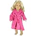 18 Inch Doll Robe in Hot Pink Made by Sophia's, Fits 18 Inch American Girl Dolls & More! Soft Hot Pink Robe/Belt