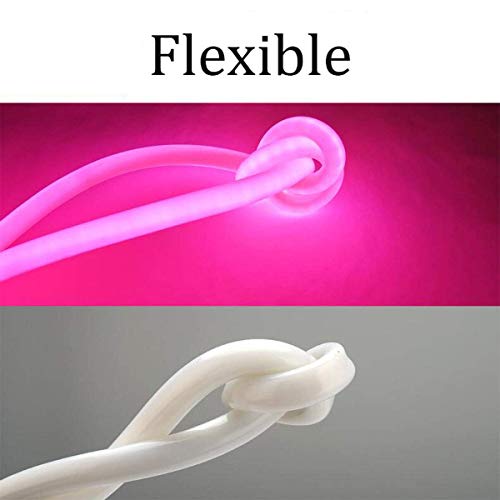 LED Strip Light 5M LED Flexible Strip Light AC 220V SMD 2835 LED Neon Flex Tube 120led IP65 Waterproof Rope String Lamp, Multi Color Select for Home DIY Holiday Festival Decoration EU Power Plug