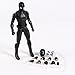 Geyang Spider-Man Far From Home Figurine Spiderman Stealth Suit SHF Noir
