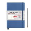 Denim, weekkalender, softcover, medium (A5) 2021, Duits