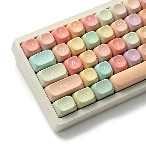Image of dagaladoo PBT Keyboard keycaps,Colorful MOA keycaps,Candy
