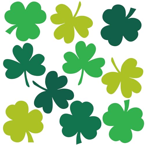 Trèfle vert de Saint-Patrick Seajan : 200 formes prêtes à coller pour décorer sans effort