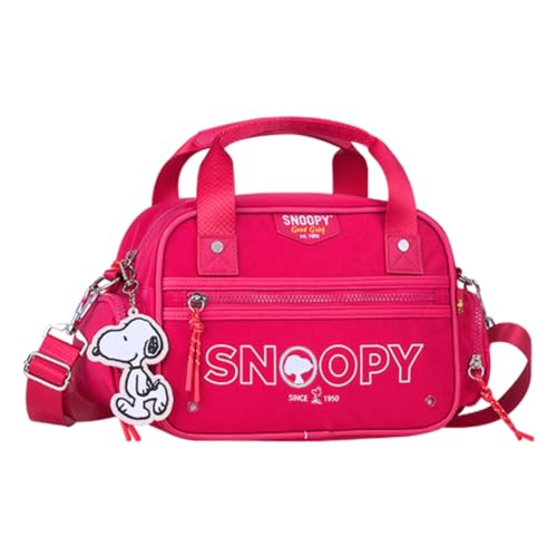 Bolsa Mini Baú Oficial SNOOPY Colors em Nylon SP2849PK Pink