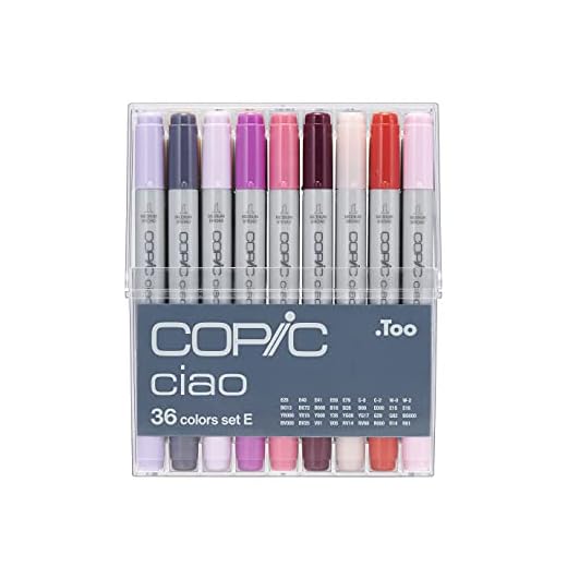 Copic CZ22075365 - Rotulador para pizarra, estuche de 36 unidades