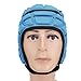 CHICIRIS Football Helmet, Rugby Padded Headgear for Youth EVA Sponge Adjustable Soft Shell Flag Football Helmet Headguard for Soccer Sports (M)