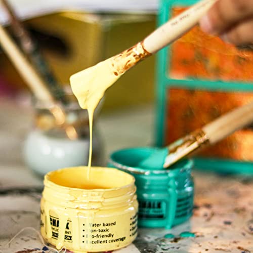 Little Birdie Home Decor Chalk Paint - Terracotta 120ml | Chalk Paint for Canvas, Wood Furniture, Wall, Home Decor, Glass, Terracotta Pots | Multi Surface Paint