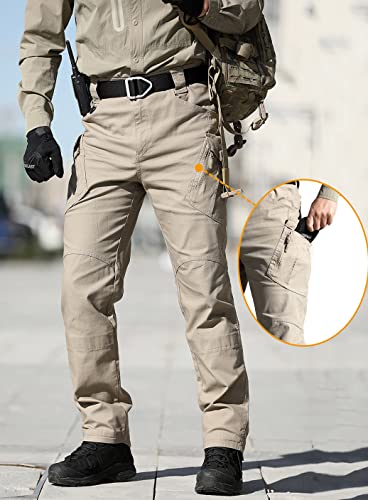 Navekull Men'S Military Cargo Tactical Pants Ripstop Stretch Cotton Relaxed Fit Edc Army Work Combat Pants Casual Lightweight Outdoor Hiking Trousers With Multi Pockets thumb #5