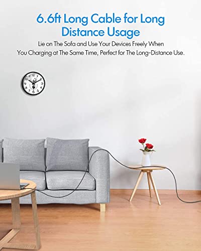 Tosupers [6.6Ft 2-Pack] Usb C To Usb C Cable Fast Charging 60W, Pd Type C Charger Cord Nylon Compatible With Samsung Galaxy S23 S22 S21 S21+ S20 Fe Note 20 Ultra Plus 5G, Pixel 7 6 Pro 6A 5 4 3 3A Xl #TOP5