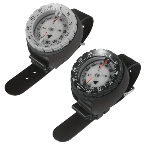 Brújula de pulsera impermeable con visión nocturna para buceo miniatura 5
