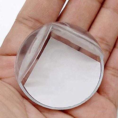 Jyuesi New Released 5Pcs PVC Elbow Plastic Safety Corner Furniture Desk Edge Cover Plastic Bumper for Home Decoration(None Round collision angle)