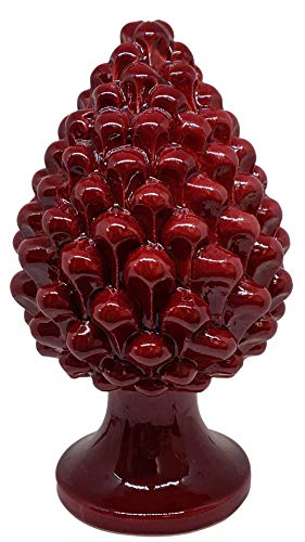 sicilia bedda - Pomme de pin en céramique sicilienne - Produit entièrement fabriqué à la main -...