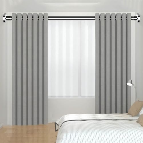 Tringle à rideau de douche extensible pour une installation facile sans perçage, tringle télescopique réglable pour portes et fenêtres