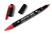 Uni Mitsubishi Propus 2 Double-Sided Highlighter - 4.0 mm / 0.6 mm Twin Tip - Red