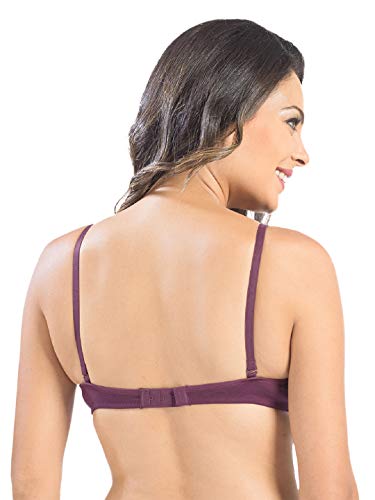 Image of SONARI Women's Non-Padded T-Shirt Bra | Wire-Free, Medium Coverage, Comfortable Polyester-Cotton Blend Fabric | Adjustable Straps, Ideal for Sports Catwalk