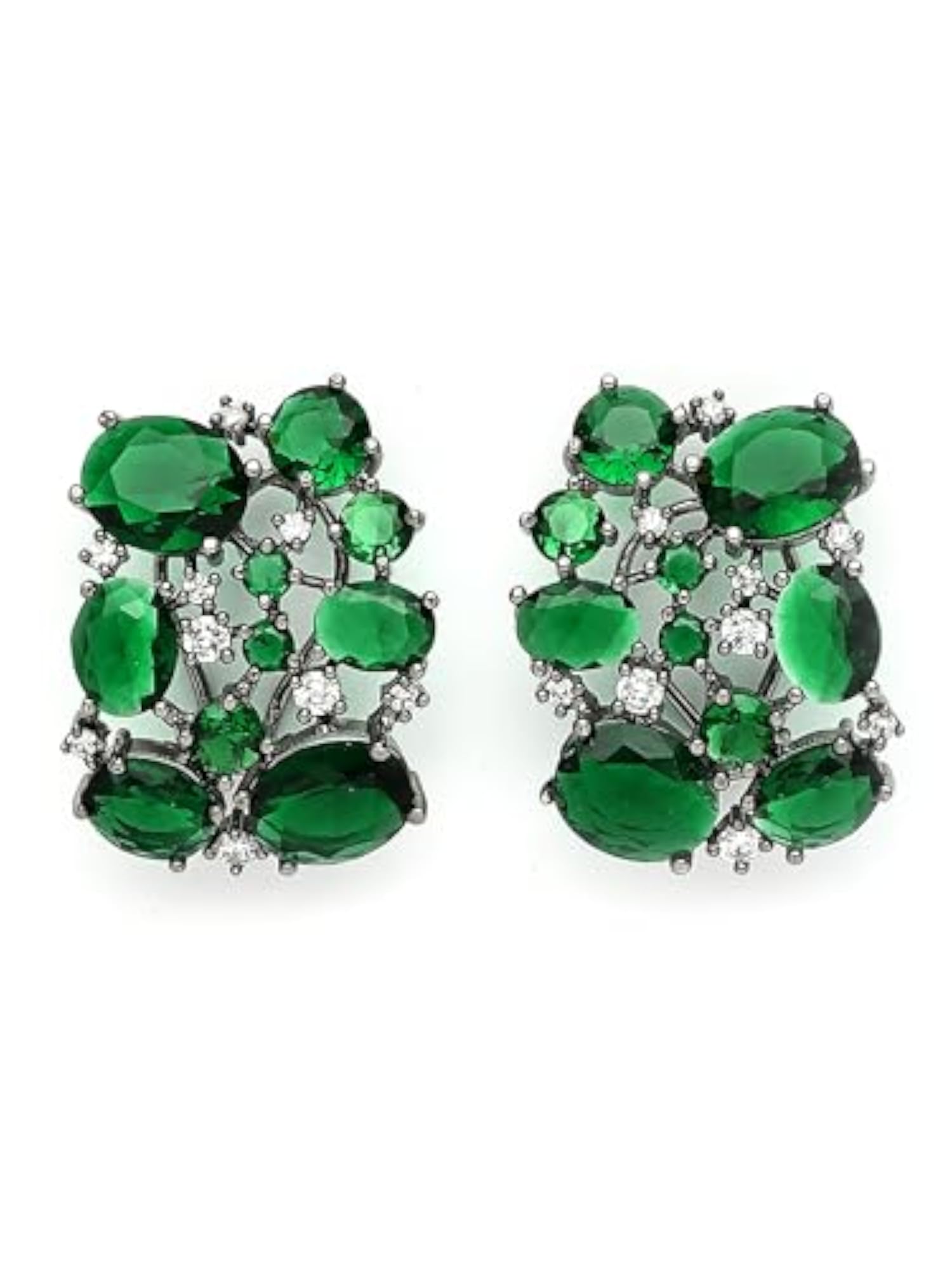 Glamorous American Diamond Stone Stud Earrings, Elegant Gift