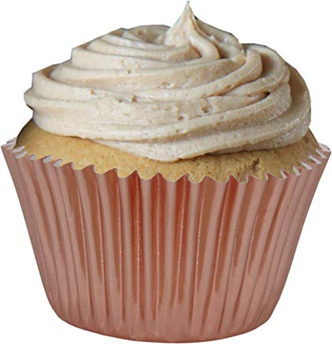 Pirottini per cupcake in lamina color oro rosa