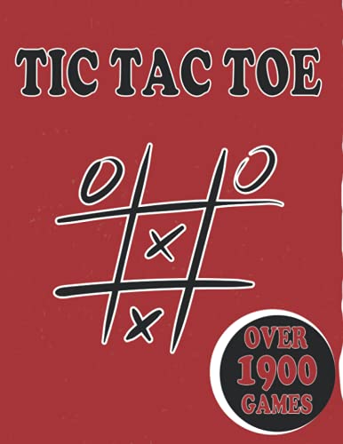 Tic-Tac-Toe Over 1900 Games : Fun Short Games For Long Rides, Trips...: 2 Players Activity Book For Kids And Adults image 2